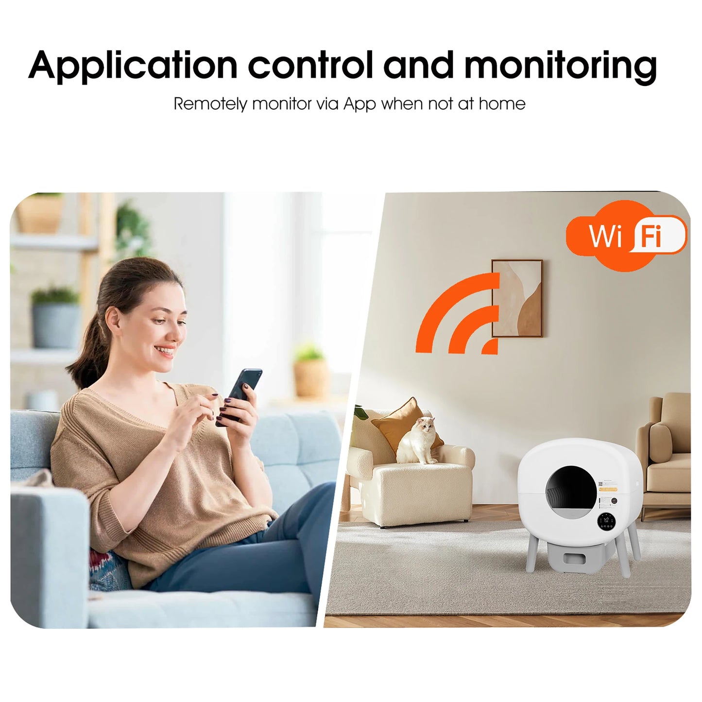 Automatic Smart Cat Litter Box
