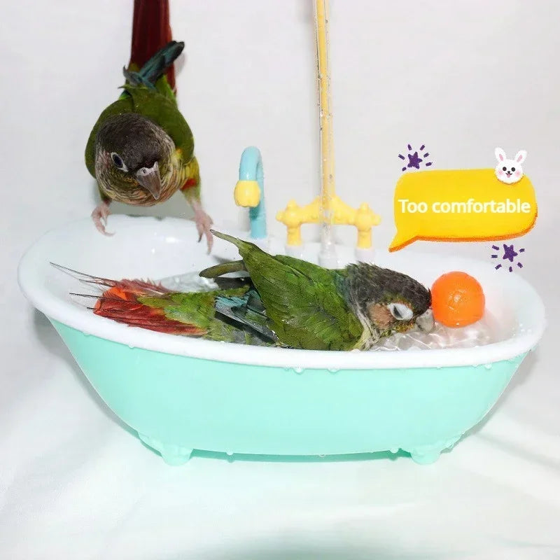 Automatic Bird Shower Bowl