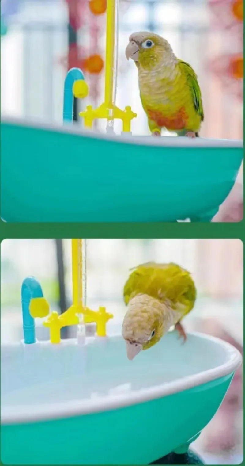 Automatic Bird Shower Bowl