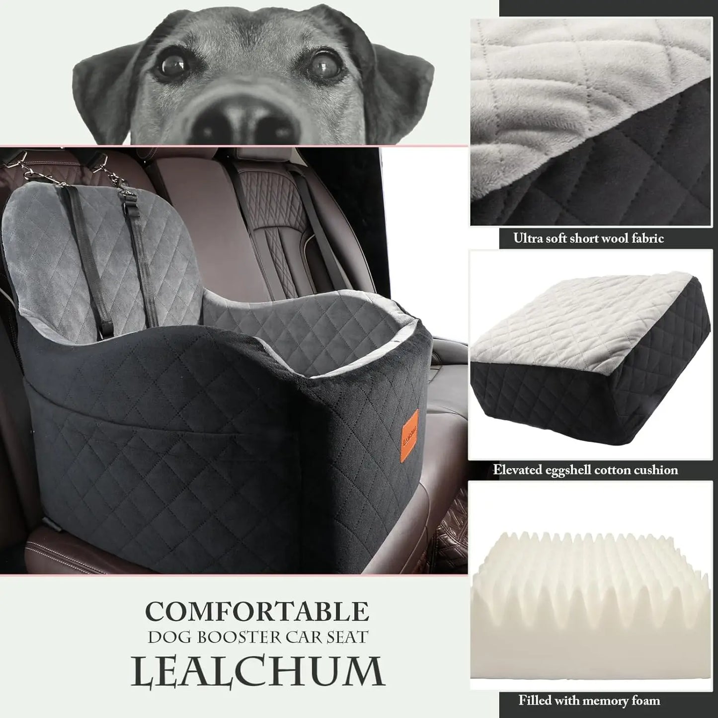 Car Seat for Small/Medium Dogs
