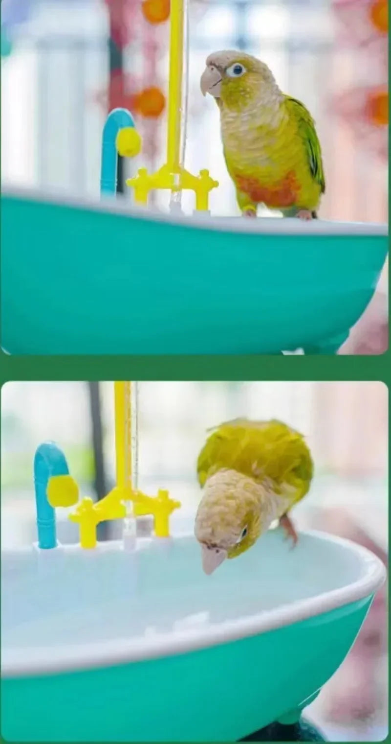Automatic Bird Shower Bowl