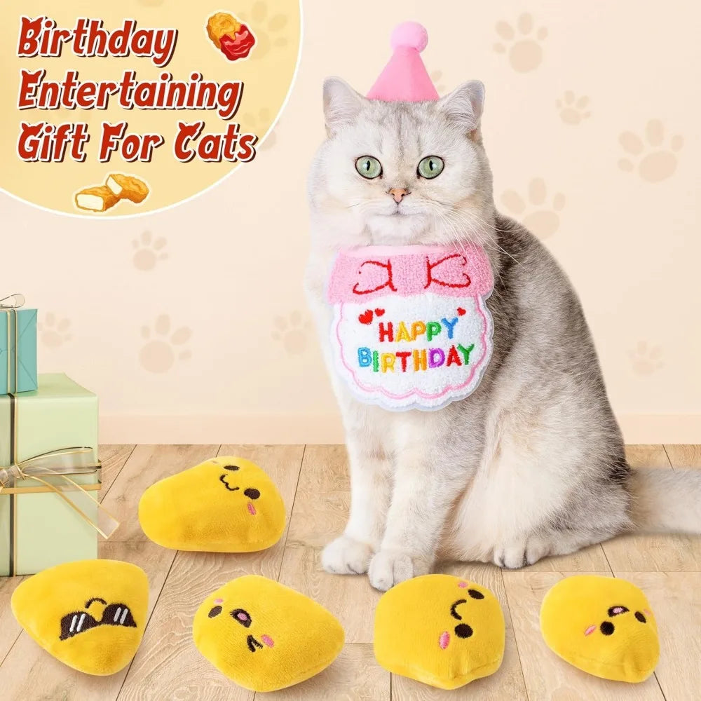Catnip Interactive Fried Chicken Nuggets Toys
