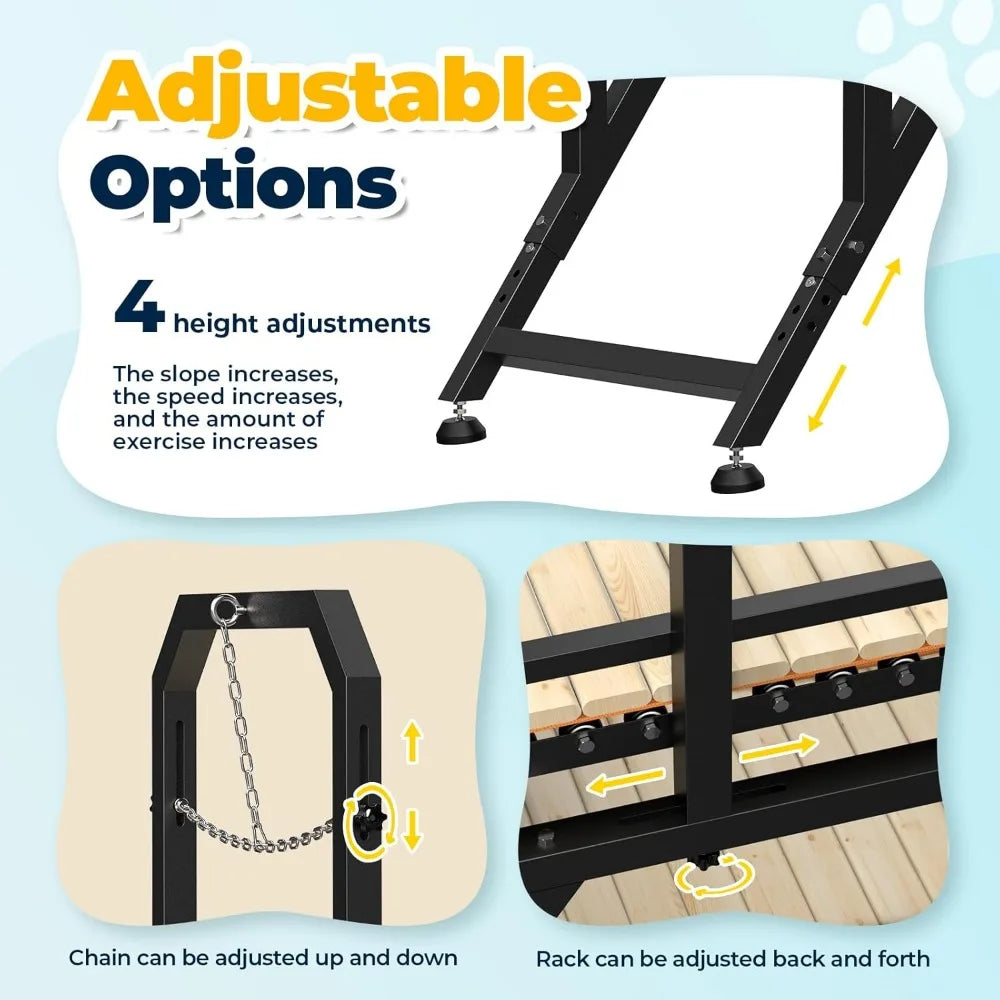 75" Large 4 Level Adjustable Treadmill