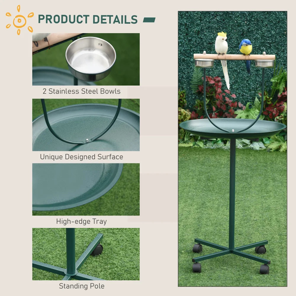 Bird Rolling T-Stand Activity Playground