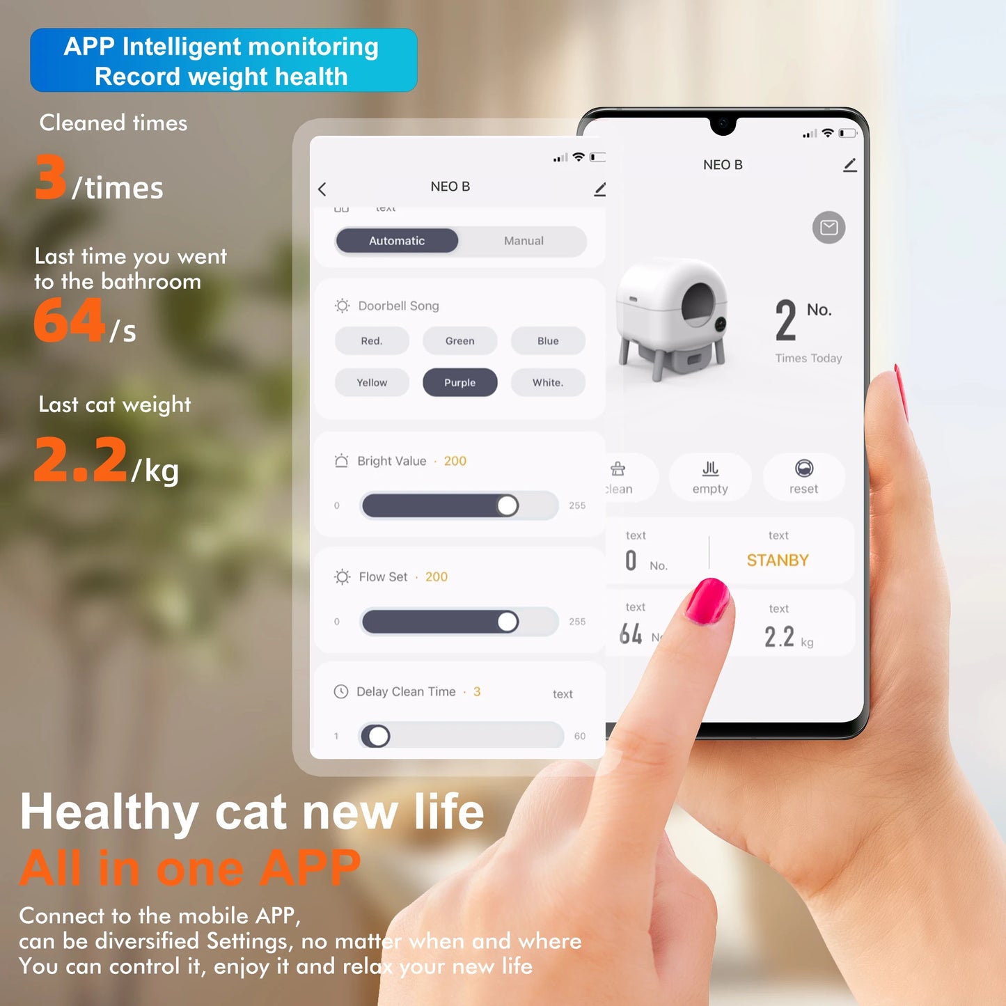 Automatic Smart Cat Litter Box