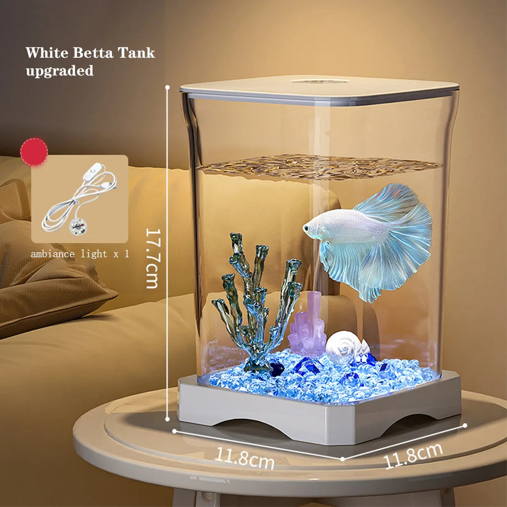Betta Fish Tank Aquarium Starter Kit