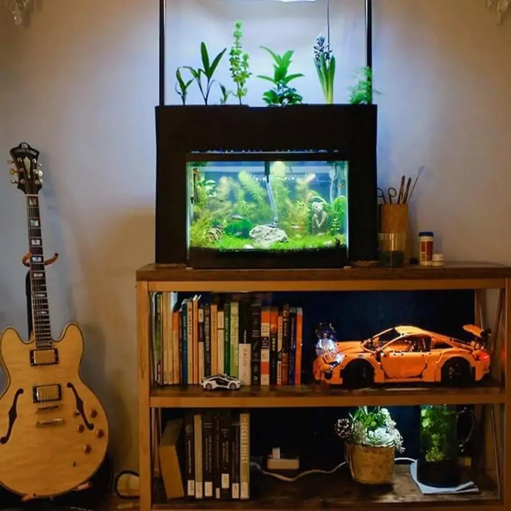 Aquaponics Ecosystem Kit 10 Gallon Aquarium Desktop