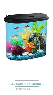 Aquaponics Ecosystem Kit 10 Gallon Aquarium Desktop