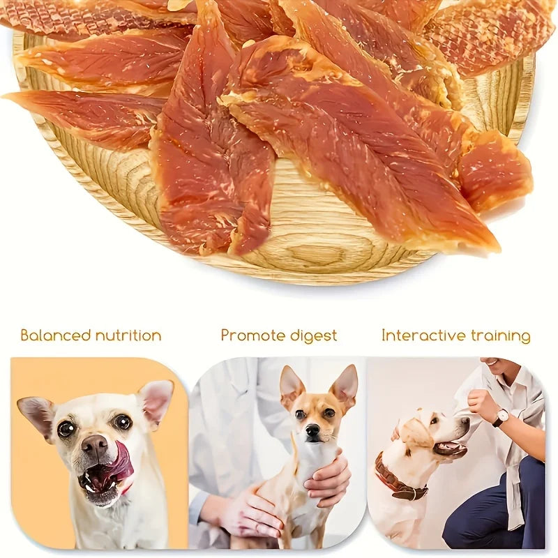 3.53oz/1.1LB Natural Chicken Dog Treats