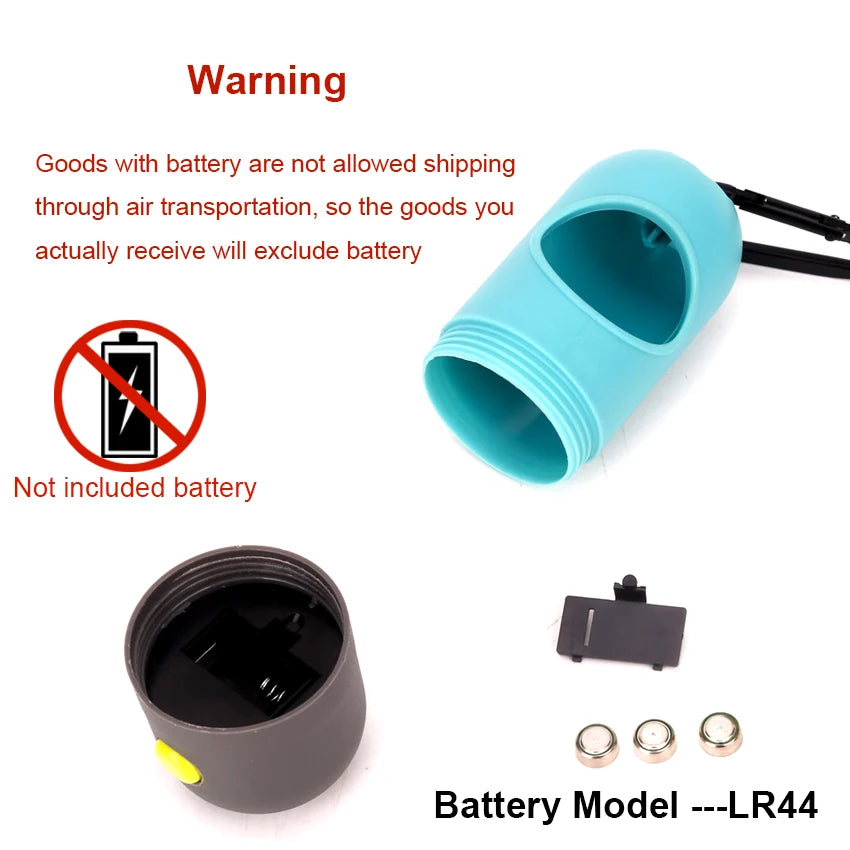 Dog Poop Bags and Dispenser with LED light
