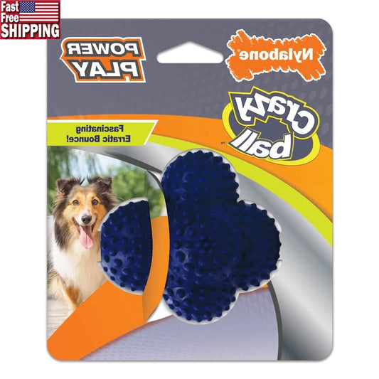 Bouncy Fetch Ball Durable Rubber Interactive Toy