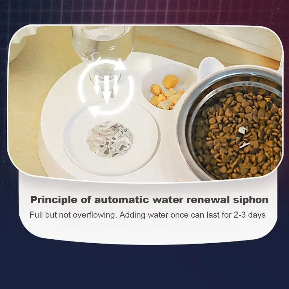 New 2-in-1 Pet Bowl Water Dispenser