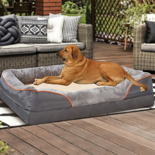 Jumbo Large Orthopedic Memory Foam Dog Bed/Sofa