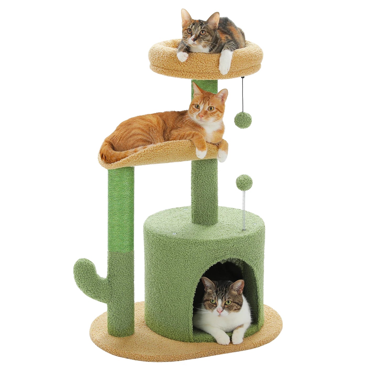 Cat Tower with Sisal Scratching Post