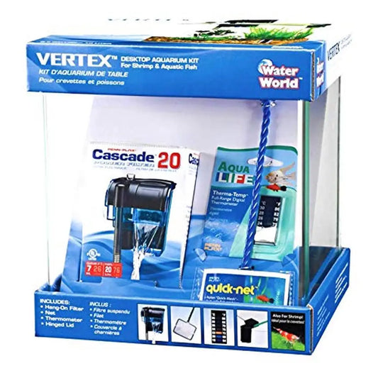 Aquarium Kit Small Fish Tank 2.7 Gallon