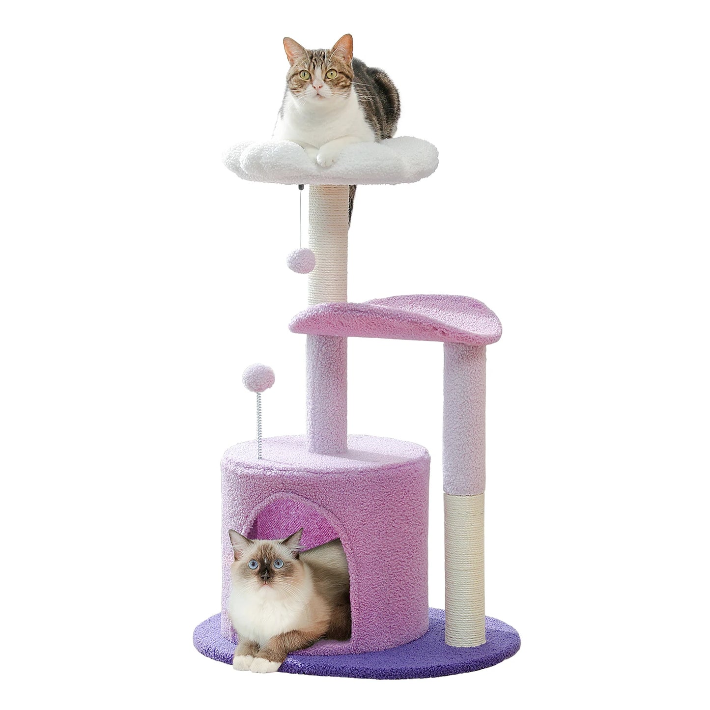 Cat Tower with Sisal Scratching Post
