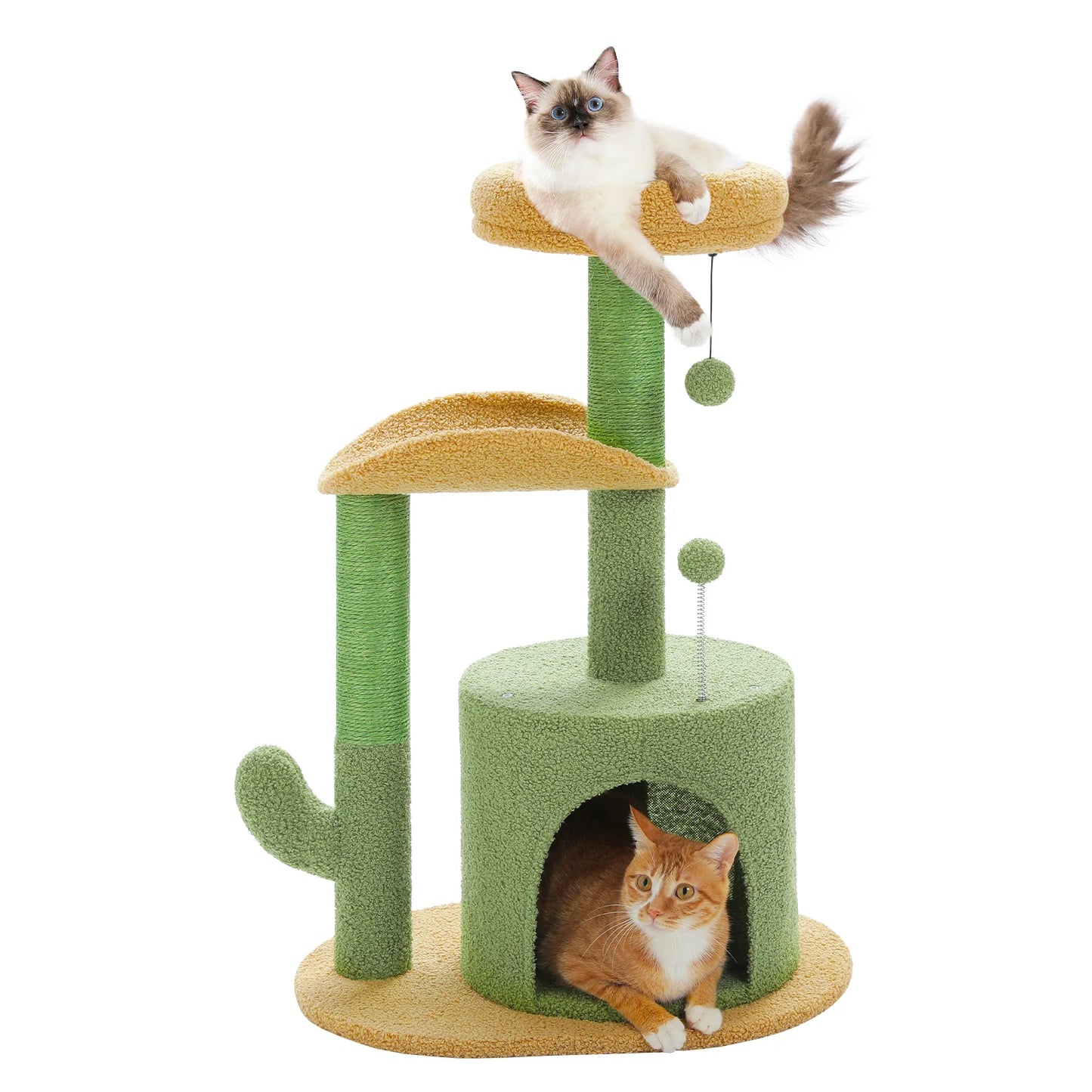 Cat Tower with Sisal Scratching Post