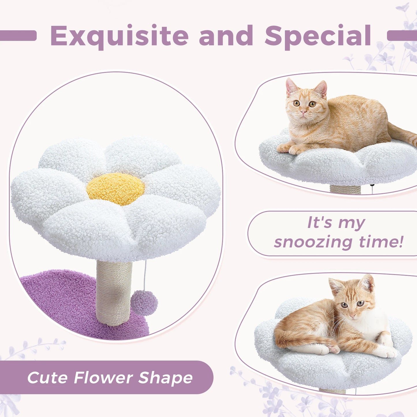 Cat Tower with Sisal Scratching Post